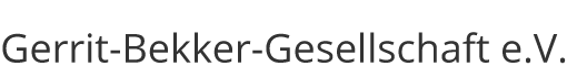 Gerrit-Bekker-Gesellschaft